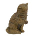 Elur Cat 25cm Carved Wood Effect Statue Statues Elur   