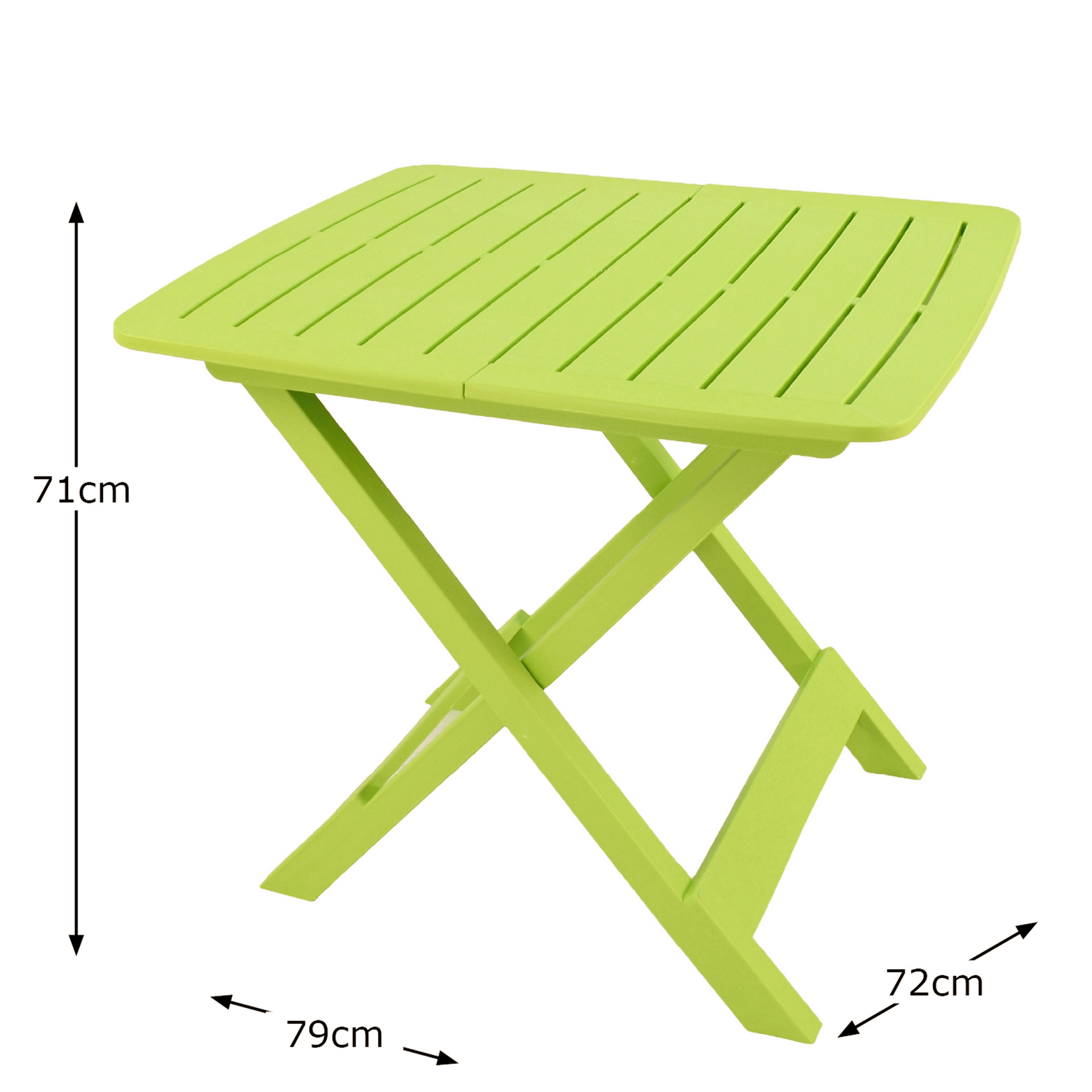Trabella Brescia Folding Table in Lime Green Tables Trabella Default Title  