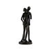 Elur Couple In Embrace Statue Iron Figurine 18cm in Mocha Brown Statues Elur   