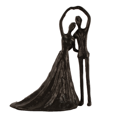 Elur Wedding Dance Elur Statue Figurine 19cm in Mocha Brown Statues Elur   
