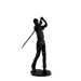 Elur Golfer Man Iron Figurine 22cm in Mocha Brown Statues Elur   