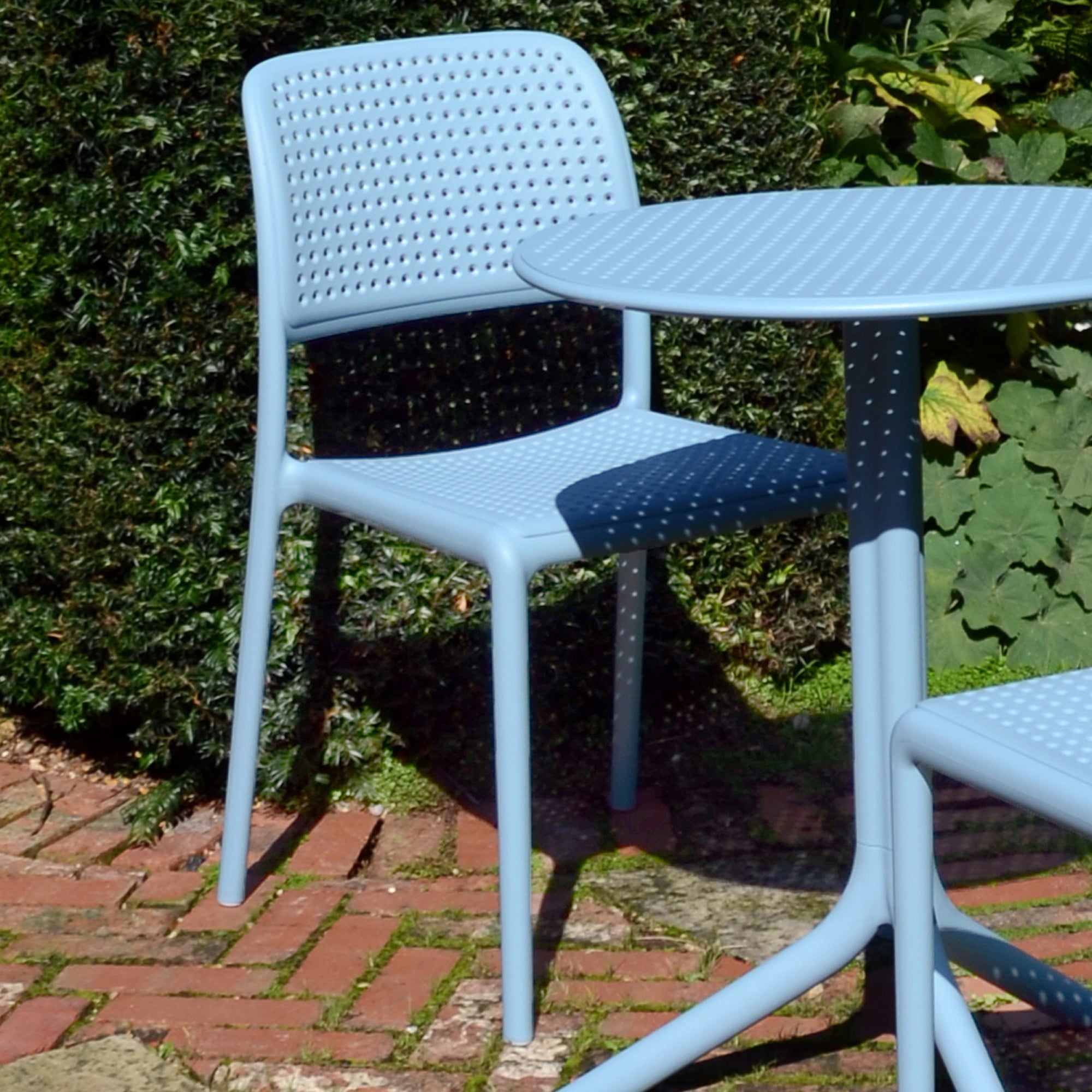 Nardi Bistrot Chair Sky Blue (Pack of 2) Chairs Nardi   