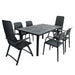 Nardi Anthracite Libeccio Extending Table with 2 Darsena & 4 Bora Chair Set Dining Sets Nardi   