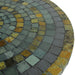 Byron Manor Monterey 100cm Mosaic Stone Garden Dining Table Tables Byron Manor   