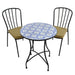 Summer Terrace Nassau Bistro 60cm Set with 2 Milan Chairs Dining Sets Summer Terrace   
