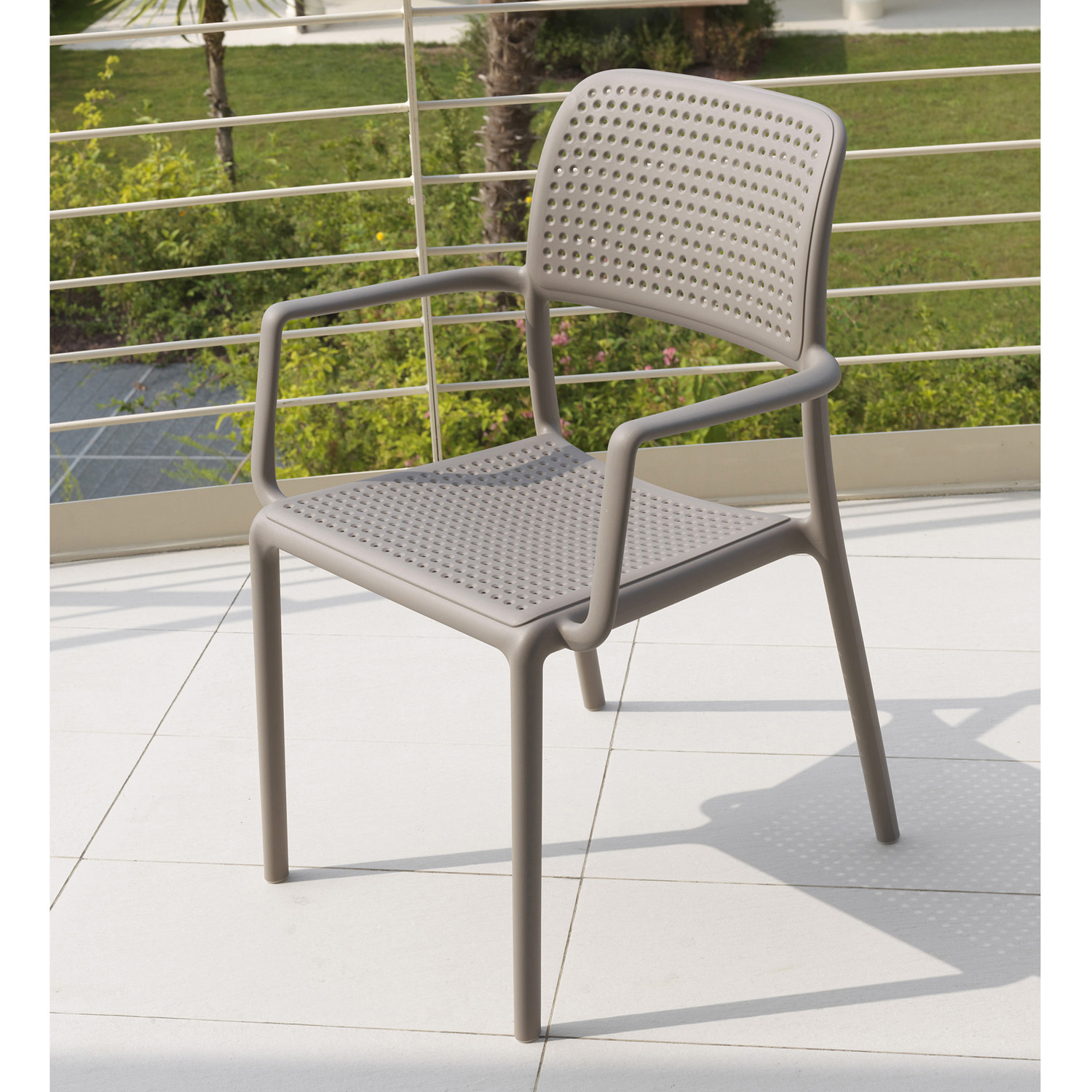 Nardi Bora Chair Turtle Dove Grey (Pack of 2) Chairs Nardi   