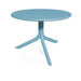 Nardi Sky Blue Step Table with 2 Bistrot Chair Set Dining Sets Nardi   