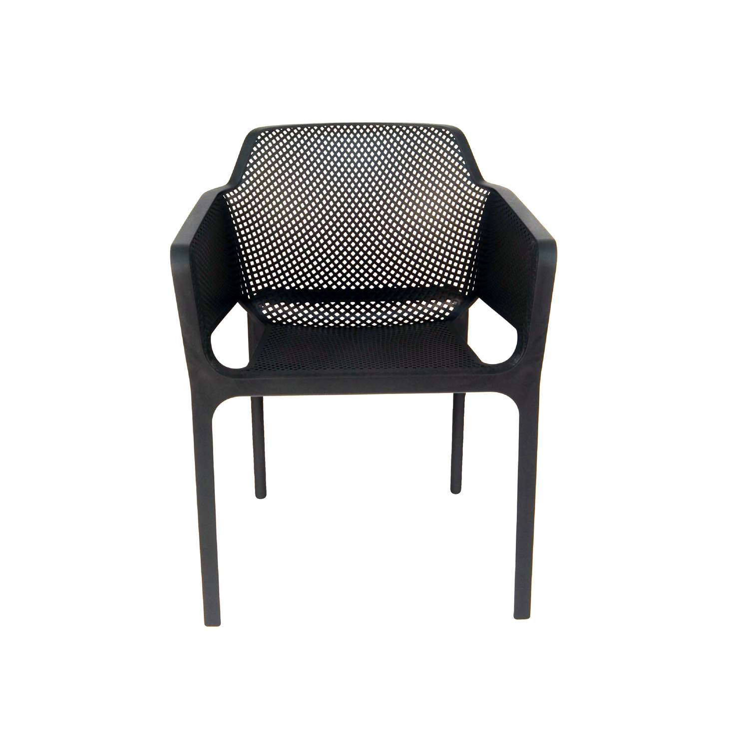 Nardi Net Chair Anthracite (Pack of 2) Chairs Nardi   
