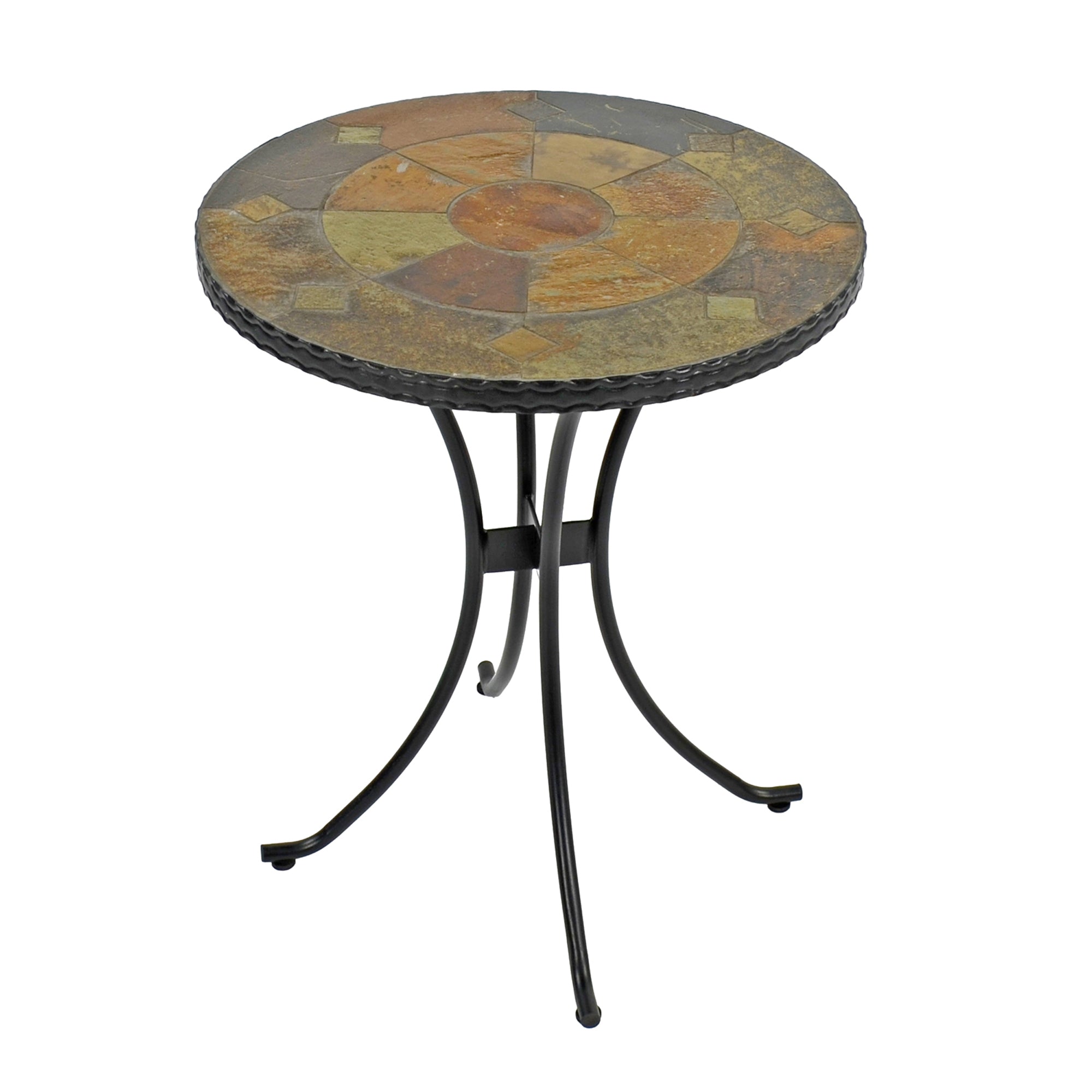 Europa Stone Ondara 60cm Bistro Table with 2 Malaga Chair Set Dining Sets Europa Stone   