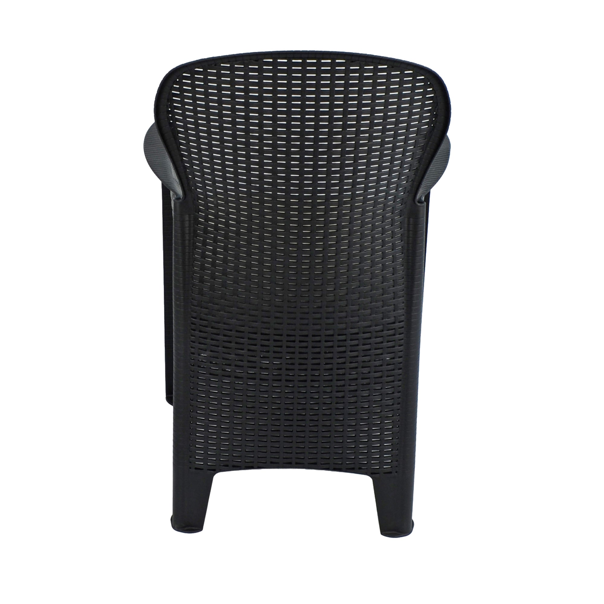 Trabella Sicily Garden Chair Anthracite (Pack of 2) Chairs Trabella   