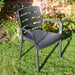 Trabella Siena Garden Chairs in Anthracite (Pack of 2) Chairs Trabella   