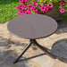 Nardi Coffee Brown Step Table with 2 Bistrot Chair Set Dining Sets Nardi   