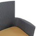 Byron Manor Montpellier Stone Mosaic Garden Dining Table with 4 Stockholm Black Wicker Chairs Dining Sets Byron Manor   