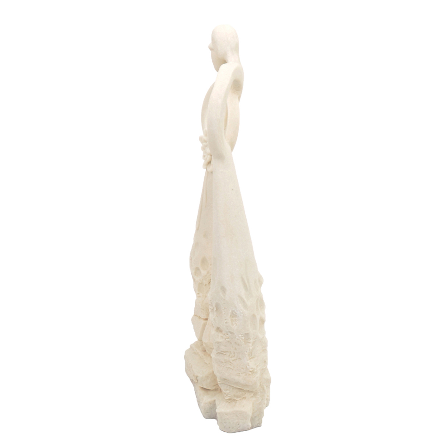 Solstice Sculptures Just Married Ivory Effect Statues Solstice Sculptures   