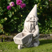 Solstice Sculptures Wheelbarrow Gnome Antique Stone Effect Statues Solstice Sculptures   