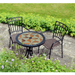 Europa Stone Tobarra Bistro Table With 2 Malaga Chair Set Dining Sets Europa Stone   