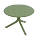 Nardi Step Table With 2 Doga Chair Set in Olive Green Dining Sets Nardi   