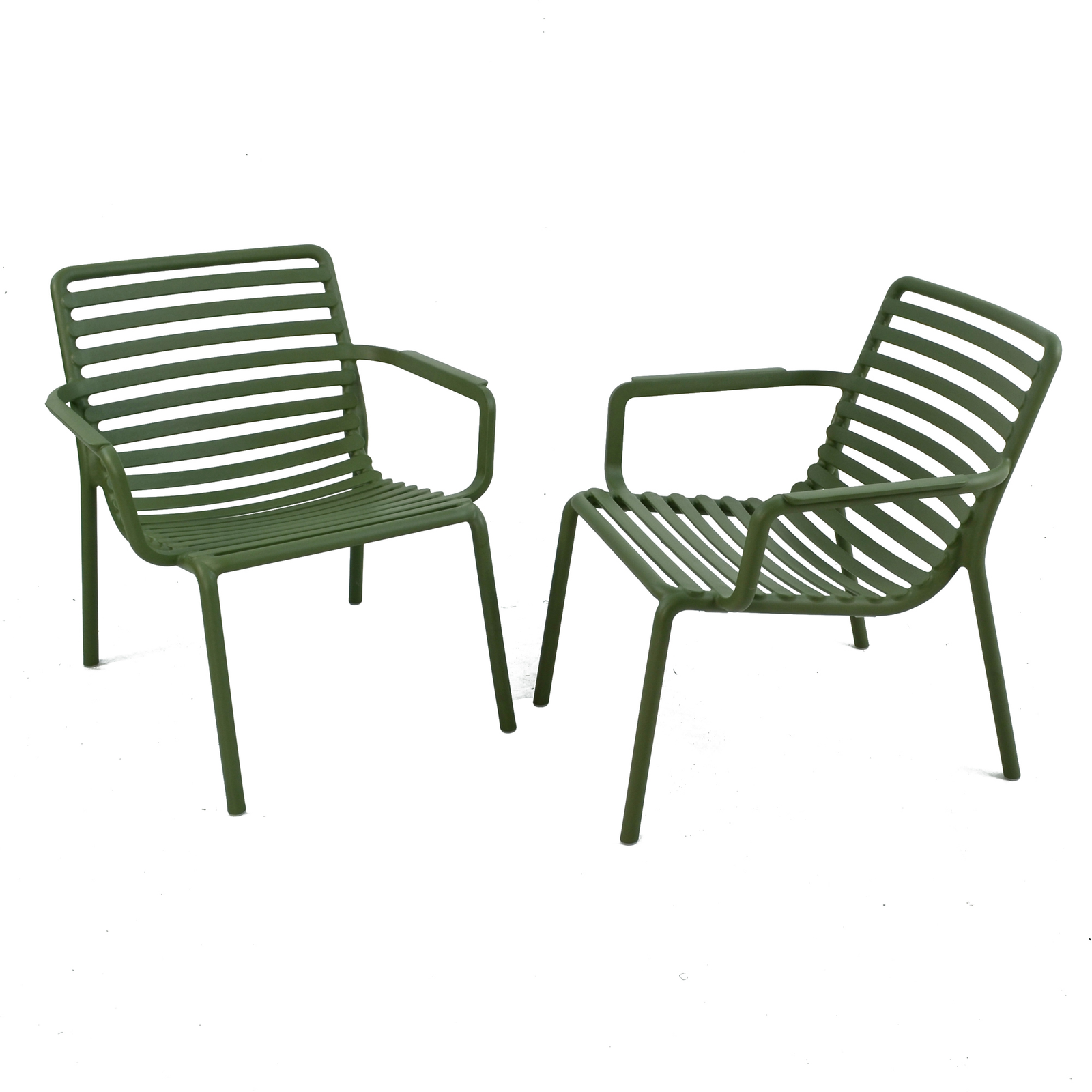 Nardi Doga Relax Garden Chair in Olive Green (Pack of 2) Chairs Nardi   