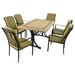 Byron Manor Charleston Garden Dining Table With 6 Ascot Chairs Set Dining Sets Byron Manor Default Title  