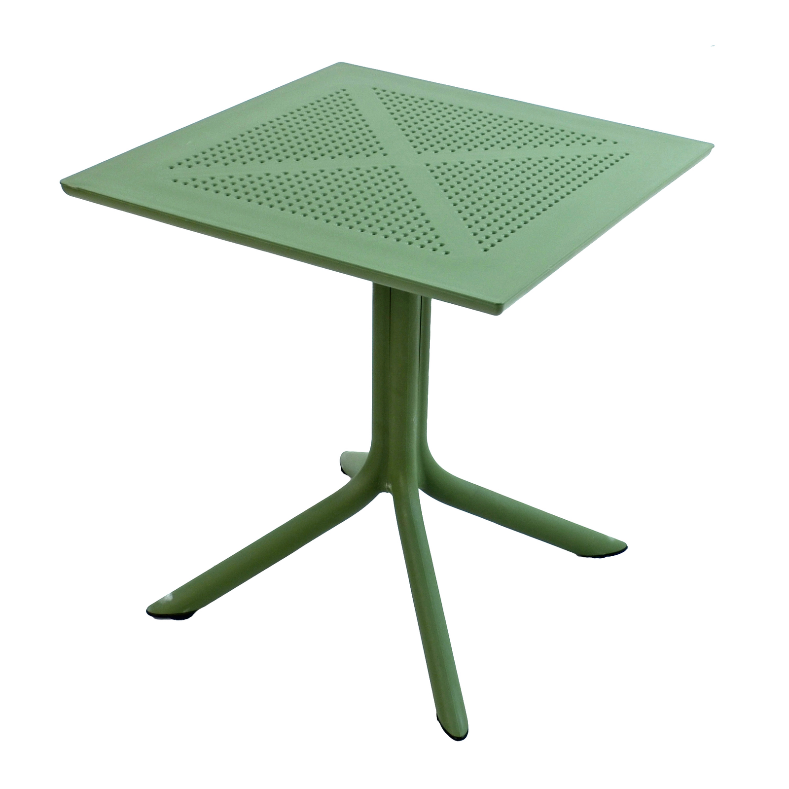 Nardi Clip 70cm Garden Resin Table in Olive Green Tables Nardi   