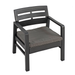 Trabella Sicily Side Table with 2 Savona Chairs Anthracite Dining Sets Trabella   