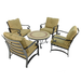 Exclusive Garden Henley 91cm Coffee Table With 4 Windsor Lounge Chair Set Dining Sets Exclusive Garden   