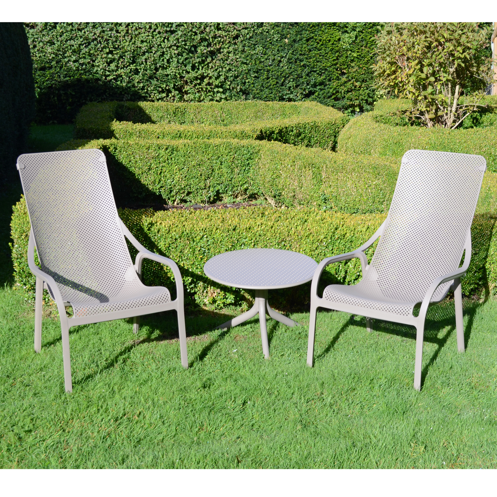 Lounge chair set of 2 with table deals