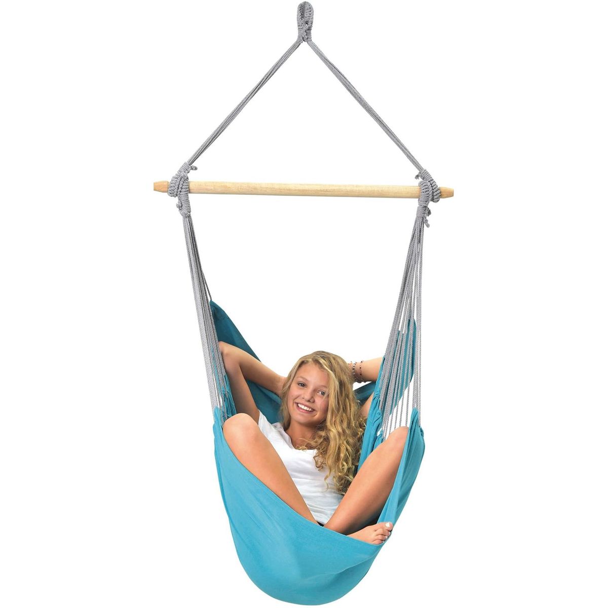 Amazonas Panama Aqua Blue Hanging Chair Hammocks Amazonas   